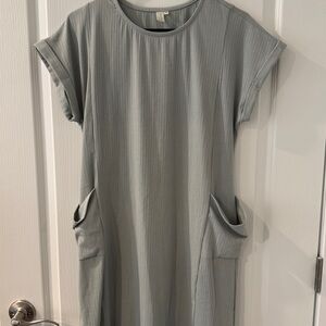 Hayden Sage Green Midi Dress with Pockets